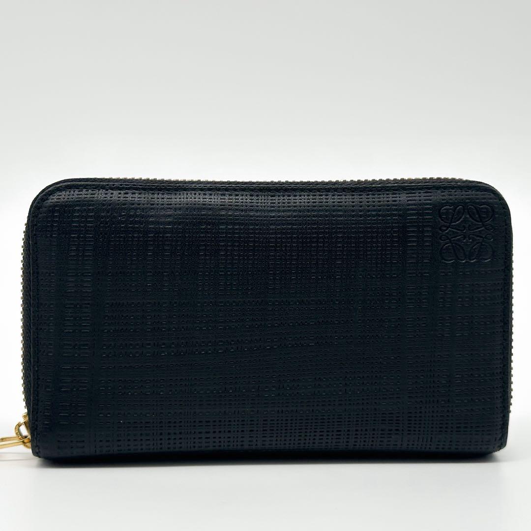 Loewe Anagram Round Zip Compact Bifold Small Wallet — view 3