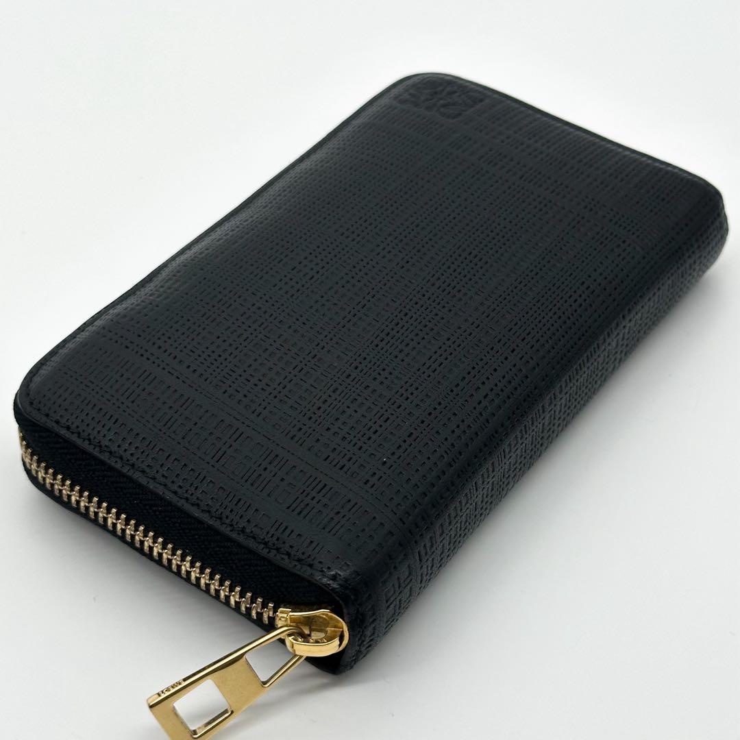 Loewe Anagram Round Zip Compact Bifold Small Wallet — view 4