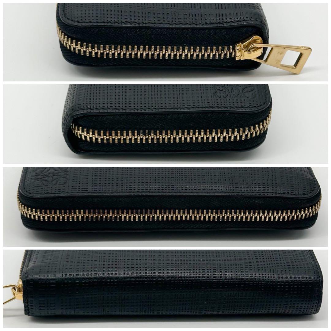 Loewe Anagram Round Zip Compact Bifold Small Wallet — view 6