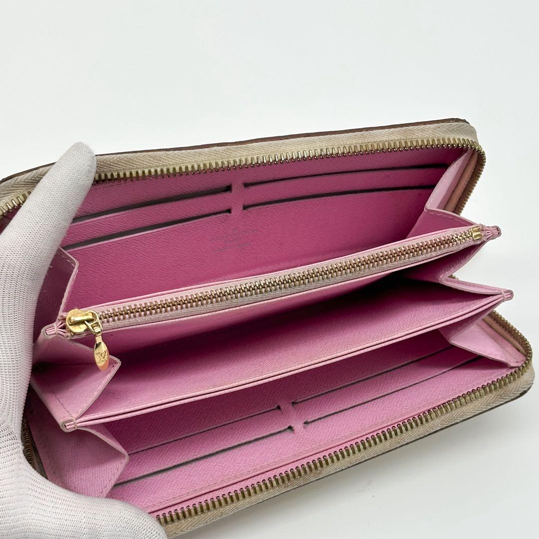 Louis Vuitton Zippy Wallet Multi Blanc Round Monogram — view 8