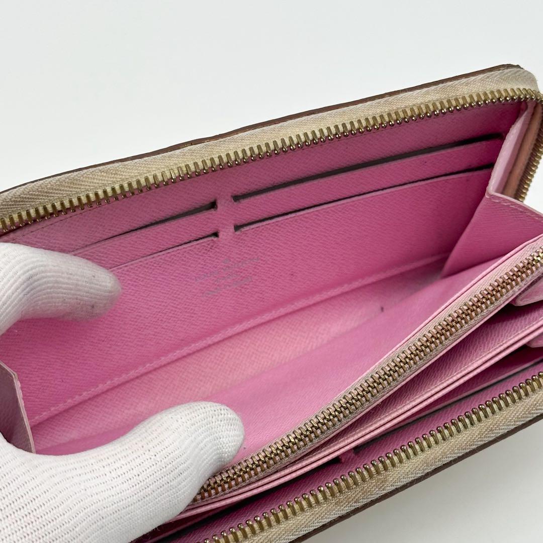 Louis Vuitton Zippy Wallet Multi Blanc Round Monogram — view 9