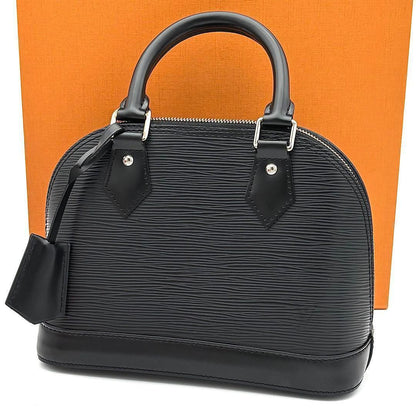 Louis Vuitton Class Shoulder Bag Alma BB Epi Black