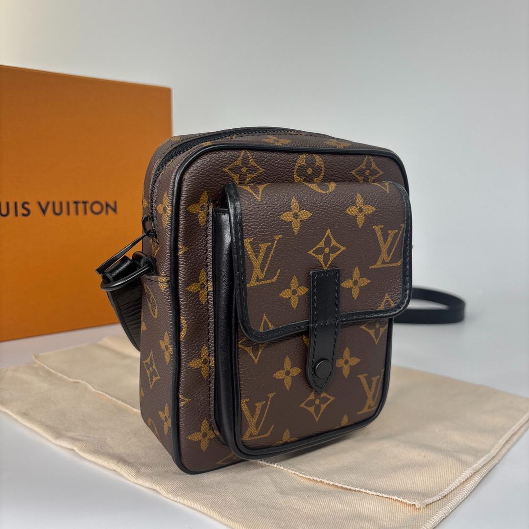 Louis Vuitton Monogram Macassar Christopher Shoulder — view 3