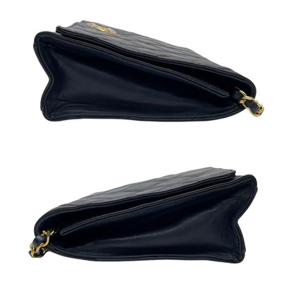 Chanel Quilted Lambskin Circle Logo Chain Shoulder Bag — view 4