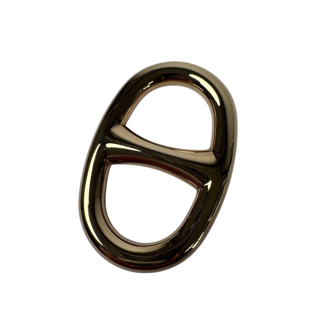 Hermes Scarf Ring Chaine D'ancre Gold — view 2