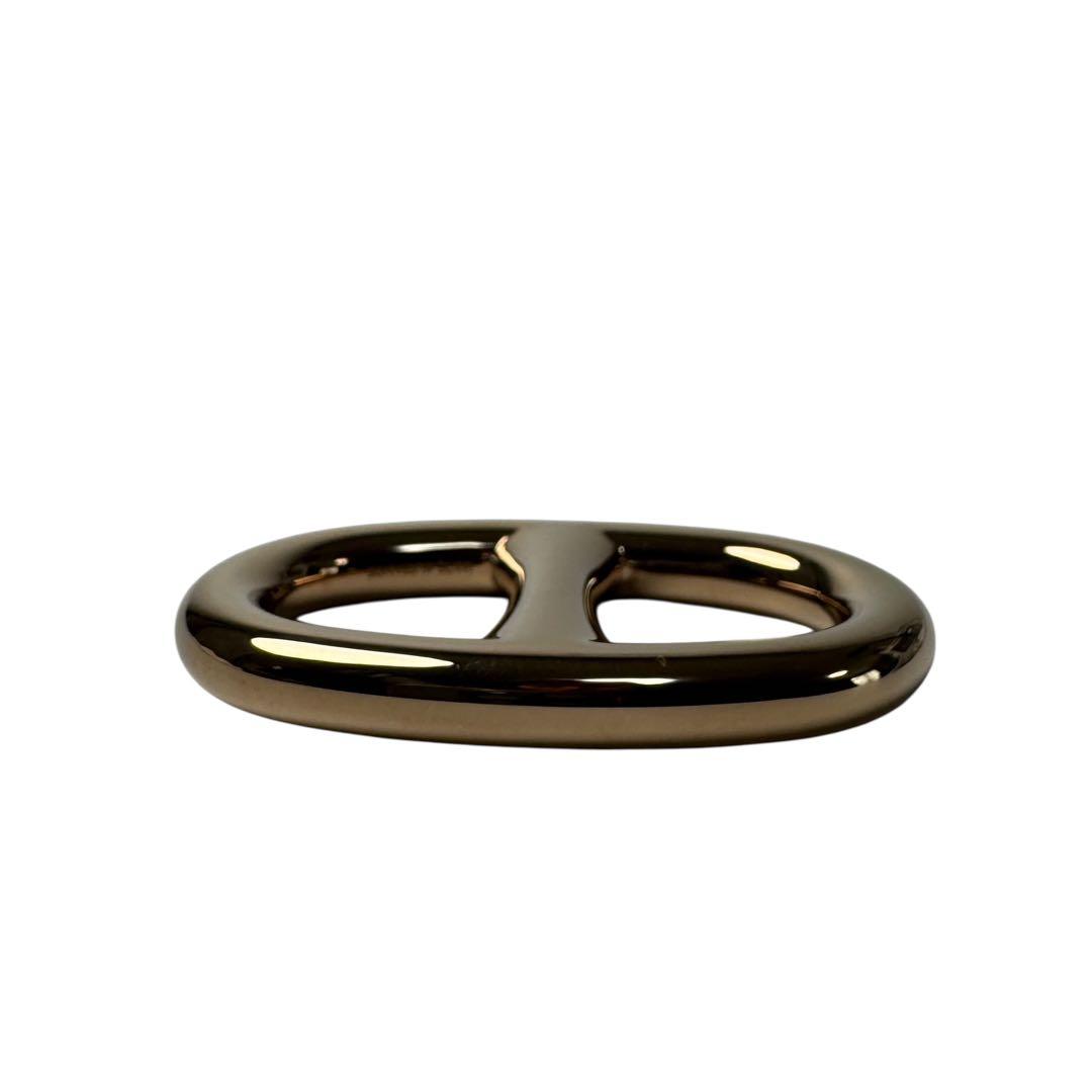 Hermes Scarf Ring Chaine D'ancre Gold — view 3