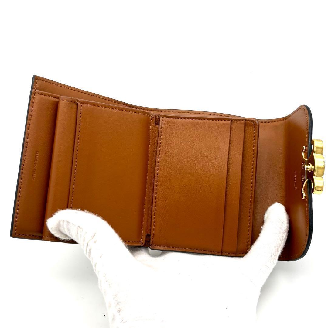 Celine Trifold Wallet Triomphe All Over Pattern Small Flap — view 4