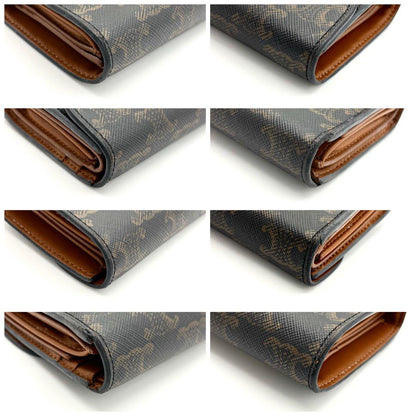 Celine Trifold Wallet Triomphe All Over Pattern Small Flap — view 7