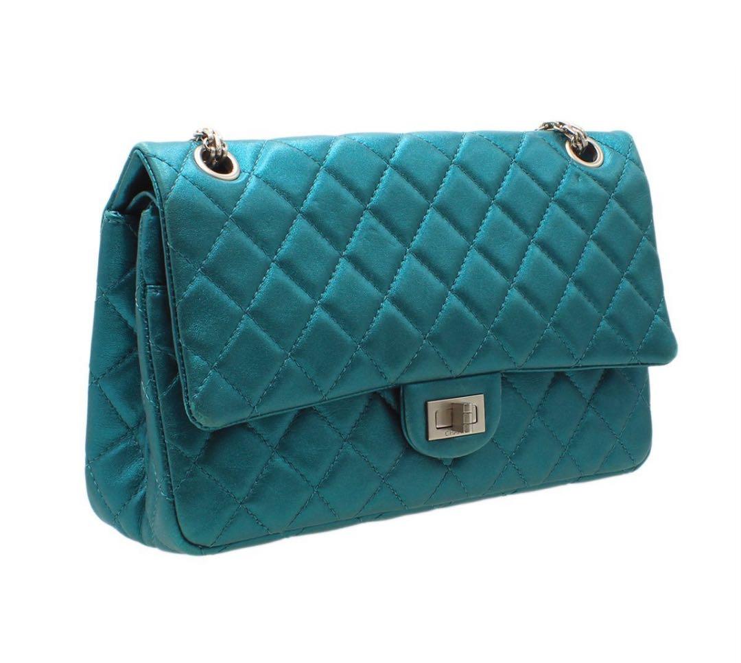 Chanel 2.55 Matelasse Double Flap Shoulder Bag