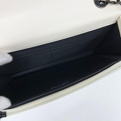 Chanel Lambskin Turnlock Shoulder Bag Chain Wallet — view 7