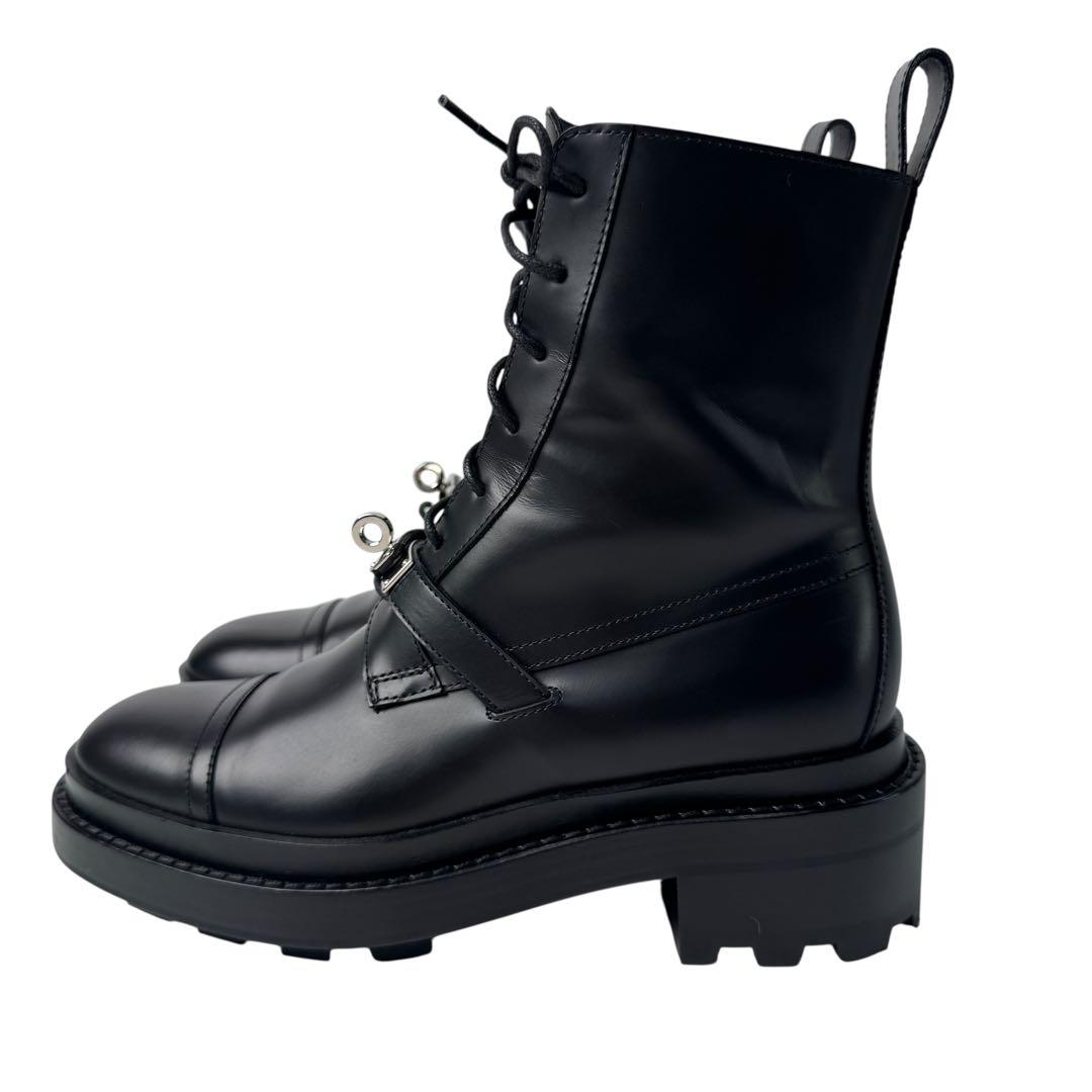Hermes Funk Kelly Boots 35 Leather Black — view 3