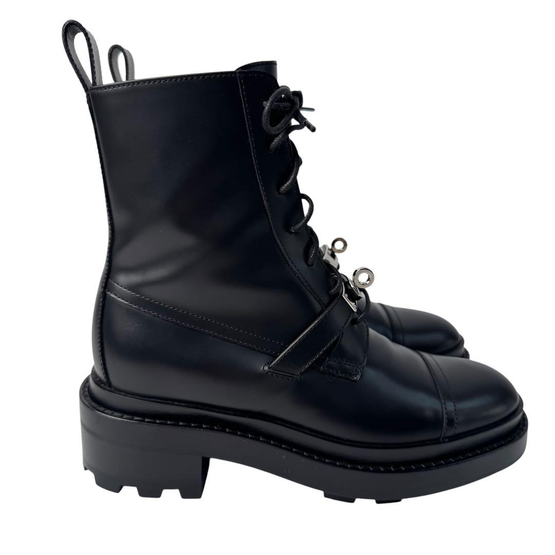 Hermes Funk Kelly Boots 35 Leather Black — view 4
