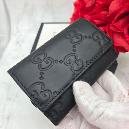 Gucci Key Case 6 GG Rubber Effect Key Holder — view 3