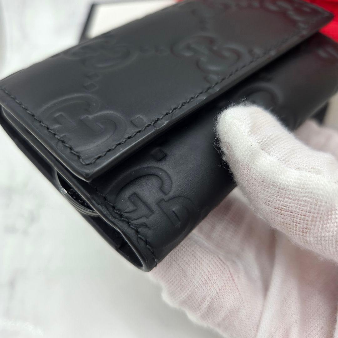 Gucci Key Case 6 GG Rubber Effect Key Holder — view 5