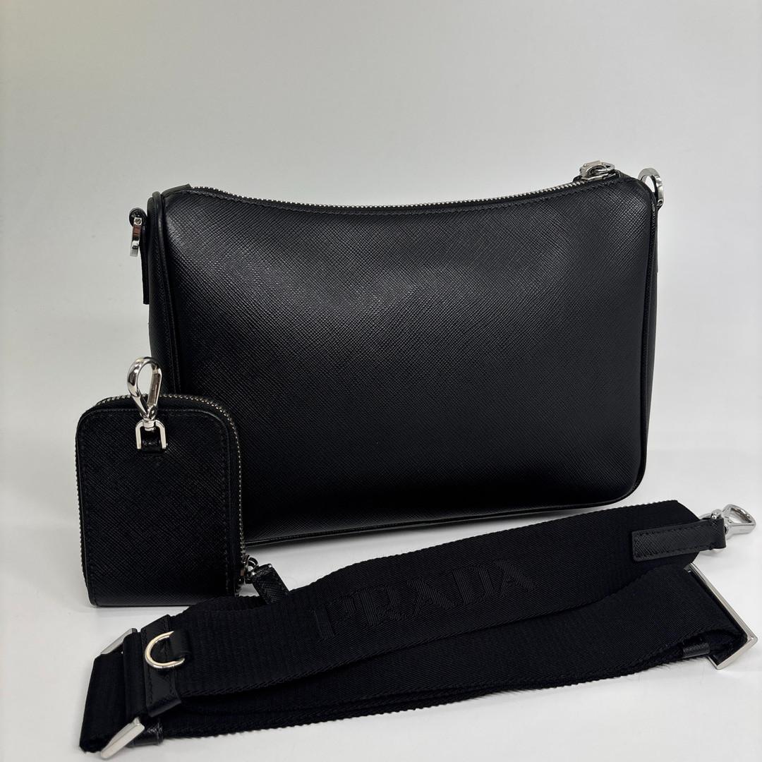 Prada Saffiano Leather Shoulder Bag — view 5
