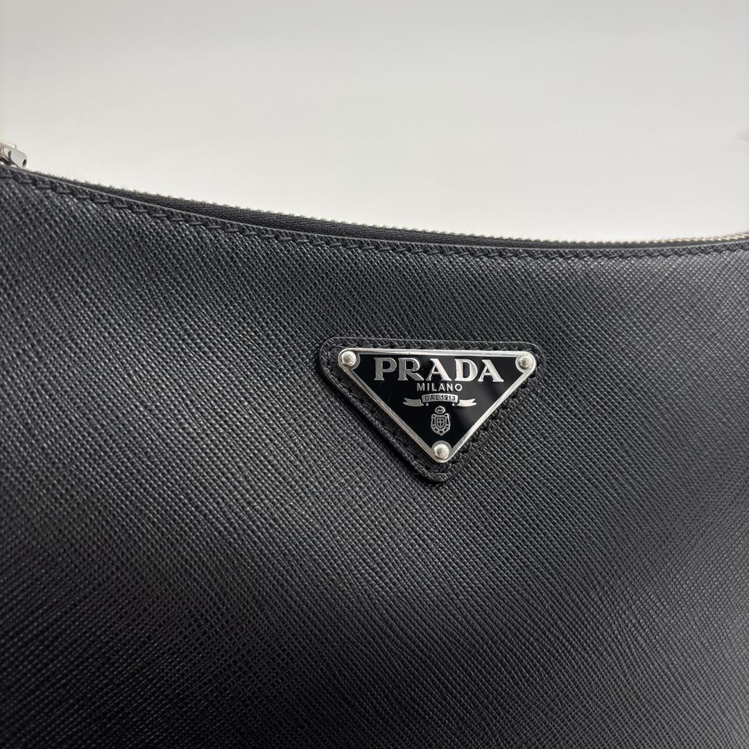 Prada Saffiano Leather Shoulder Bag — view 6