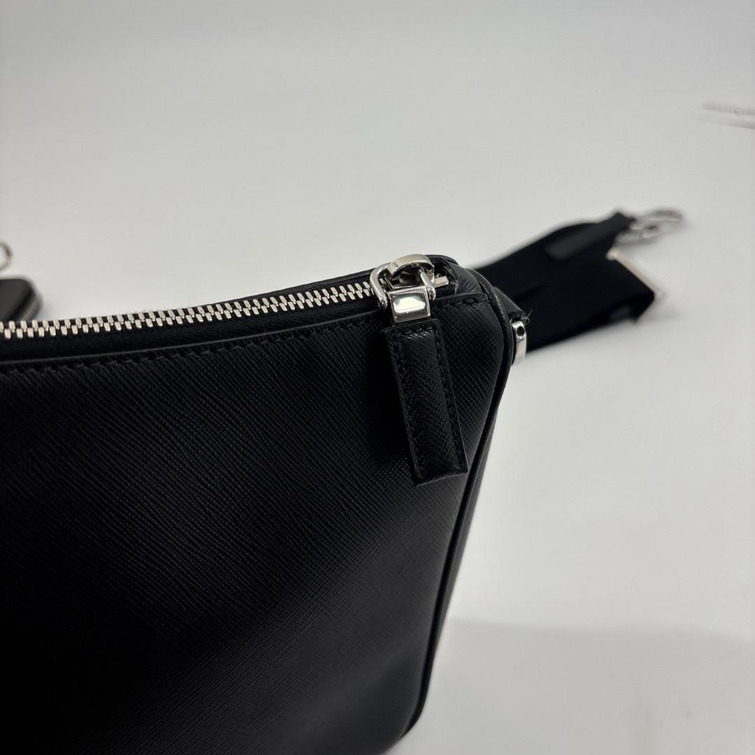 Prada Saffiano Leather Shoulder Bag — view 7