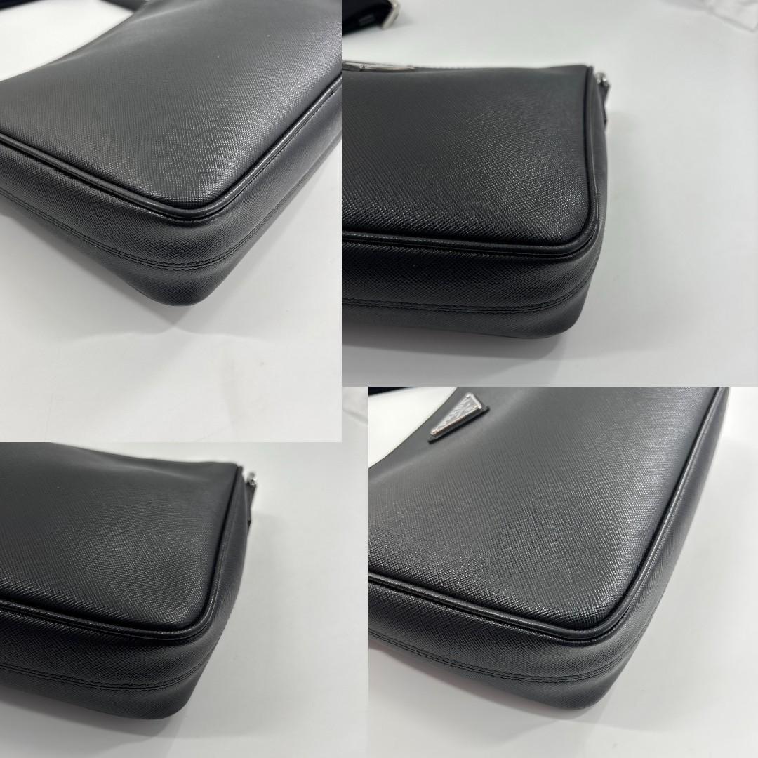 Prada Saffiano Leather Shoulder Bag — view 8