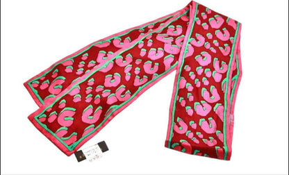 Louis Vuitton Leopard Print Silk Scarf