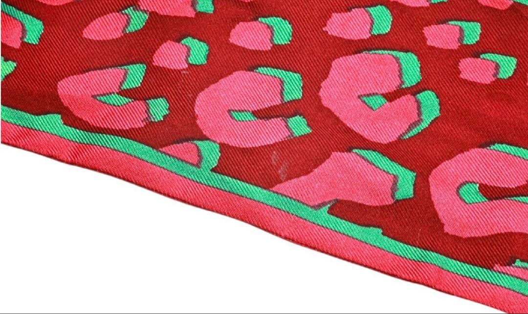 Louis Vuitton Leopard Print Silk Scarf — view 5