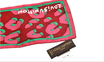 Louis Vuitton Leopard Print Silk Scarf — view 8