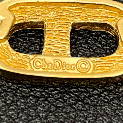 Dior CD Logo Necklace Line Stone Gold CD — view 9