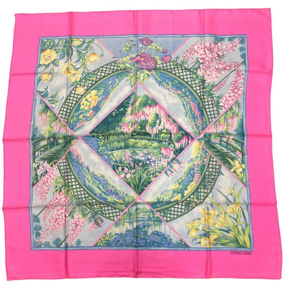 Hermes Carre 90 Monet's Garden Scarf L_080