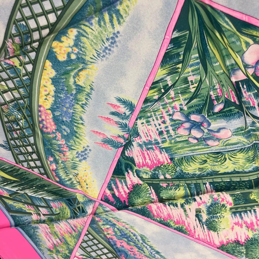 Hermes Carre 90 Monet's Garden Scarf L_080