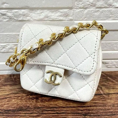 Chanel Mini Quilted Lambskin Chain Shoulder Pouch