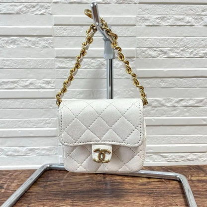Chanel Mini Quilted Lambskin Chain Shoulder Pouch — view 2