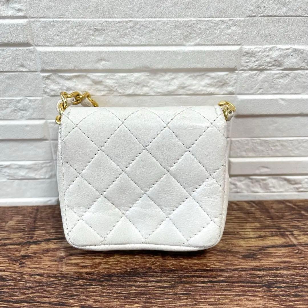 Chanel Mini Quilted Lambskin Chain Shoulder Pouch — view 3