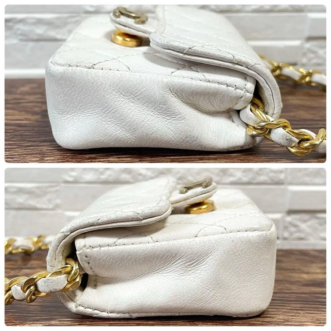 Chanel Mini Quilted Lambskin Chain Shoulder Pouch — view 4