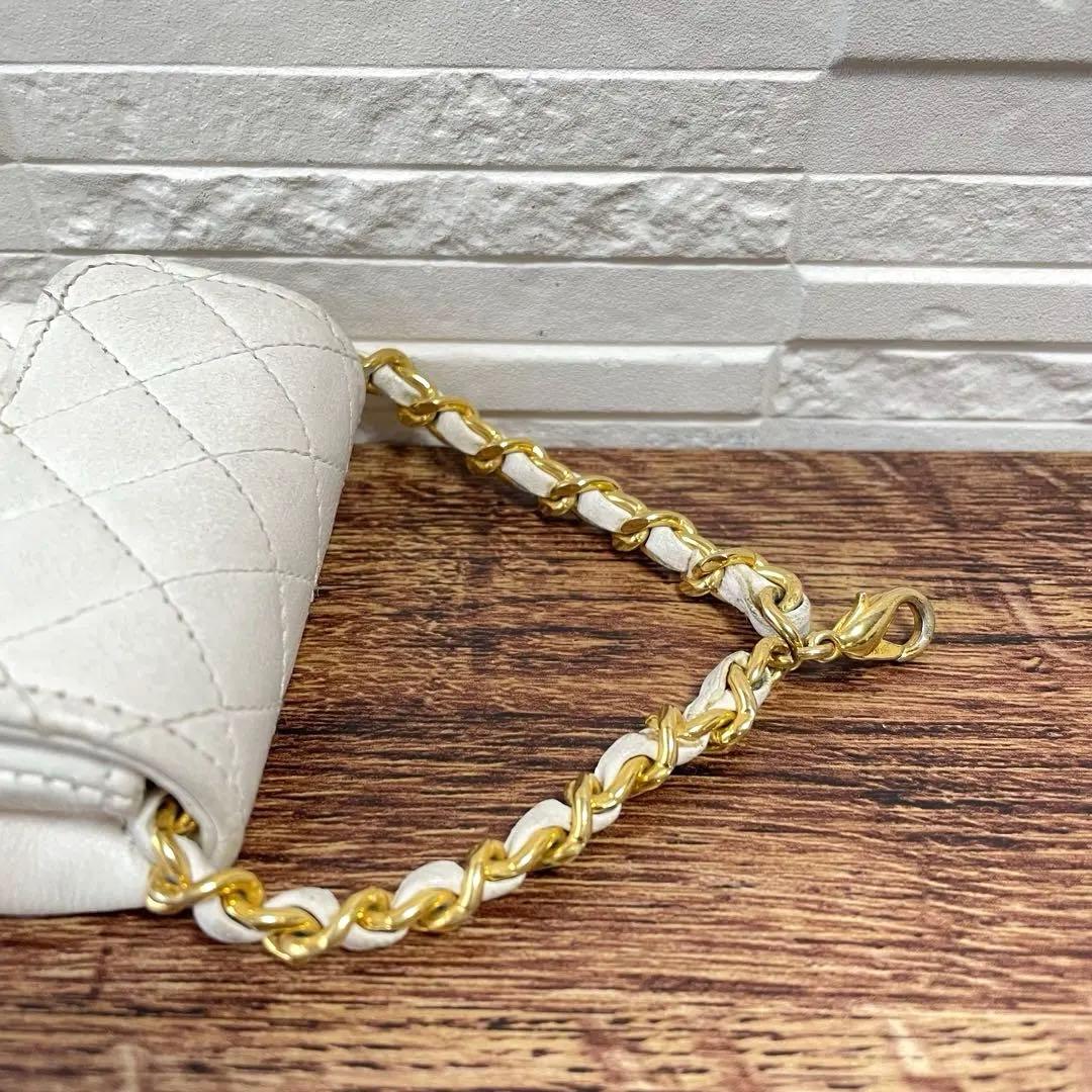 Chanel Mini Quilted Lambskin Chain Shoulder Pouch — view 7