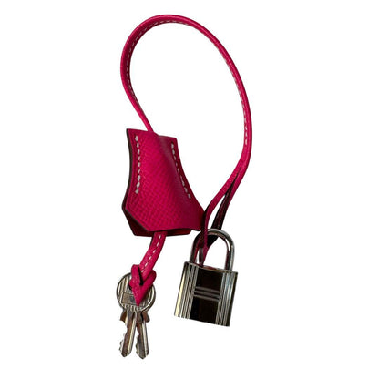 Hermes Cadena Rose Tyrian No 32 2 Keys Clochette — view 3