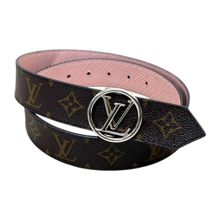 Fine Louis Vuitton LV Circle Monogram Epi Reversible Belt