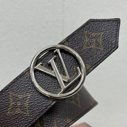 Fine Louis Vuitton LV Circle Monogram Epi Reversible Belt