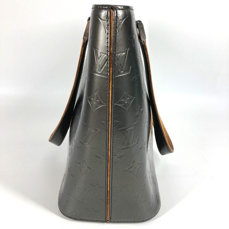 Louis Vuitton Shoulder Bag Stockton M55112 Monogram Matte Leather Black