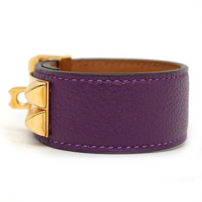 Hermes Collier De Chien 24 Bracelet Anemone Gold Hardware T2 Eva Color