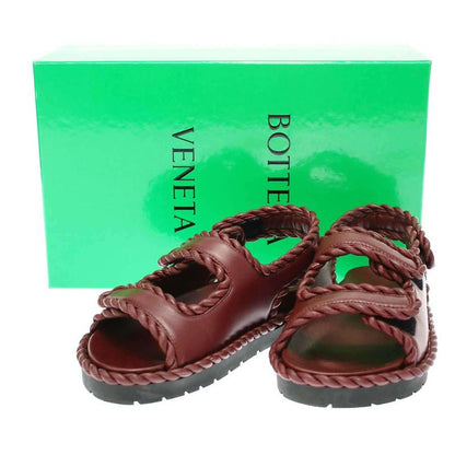 Bottega Veneta Jack Flat Sandals Barolo 35
