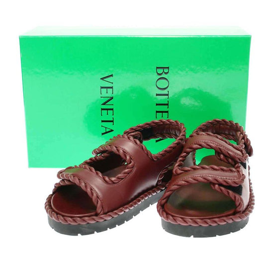 Bottega Veneta Jack Flat Sandals Barolo 35