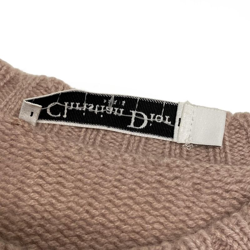 Dior/christian Dior Long Sleeve Sweater Size I 42 Women's 914s60tm013 Pink