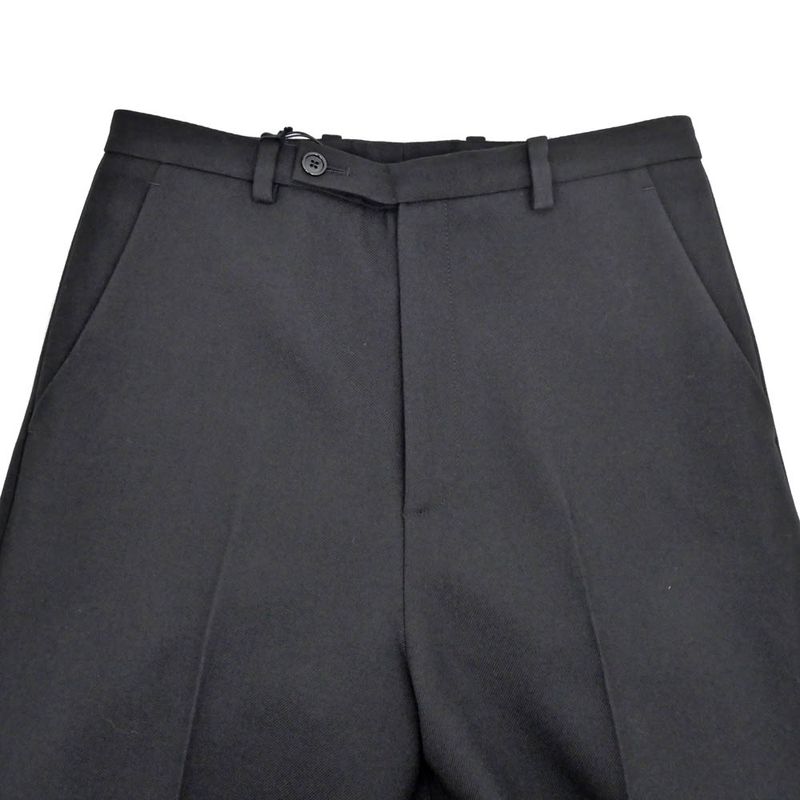 Gucci High Waist Wide Leg Pants 38 Size Black 721458 Wool Women's
