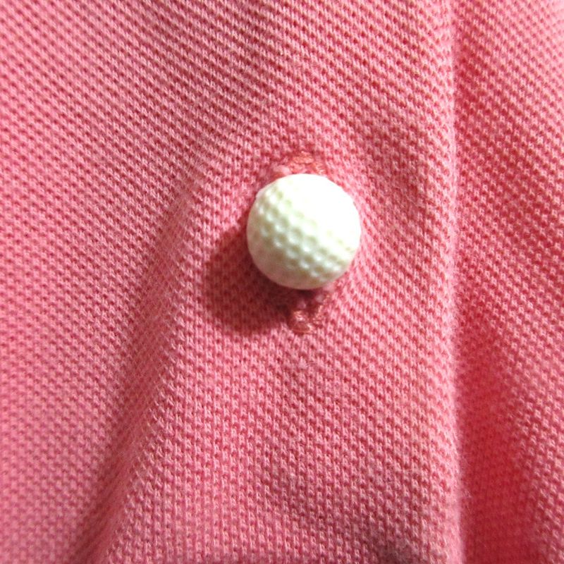 Good Loewe Vintage Short Sleeve Polo Shirt Pink Women's Used