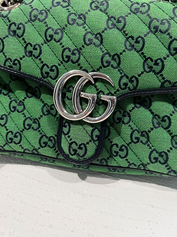 Gucci Marmont Quilted Green