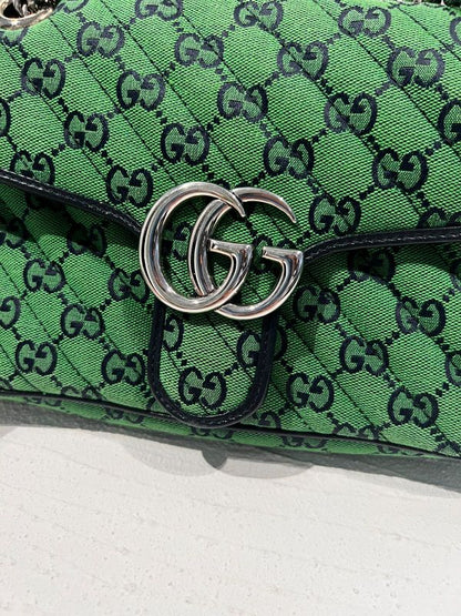 Gucci Marmont Quilted Green