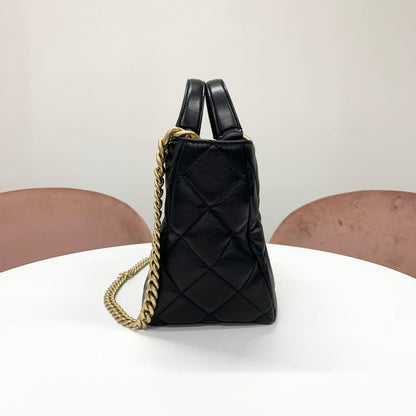 Chanel Quilted CC Logo Chain Shoulder Bag — view 2