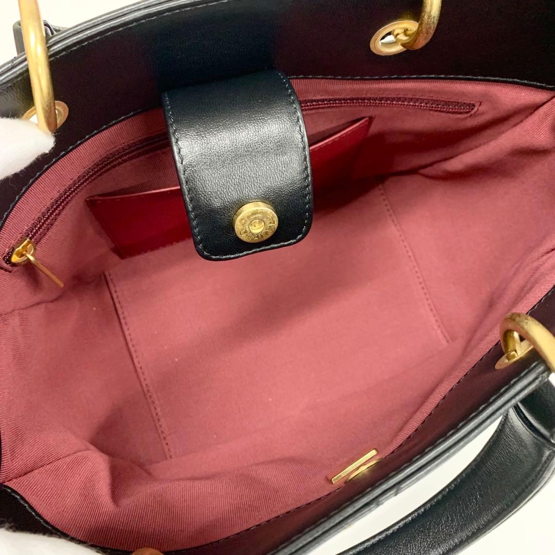 Chanel Quilted CC Logo Chain Shoulder Bag — view 6