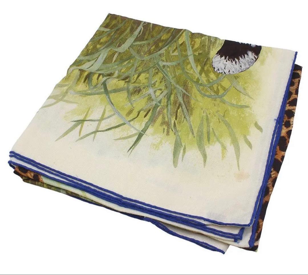 Hermes Cashmere Silk Large Shawl Scarf — view 2