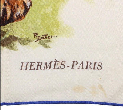 Hermes Cashmere Silk Large Shawl Scarf — view 8