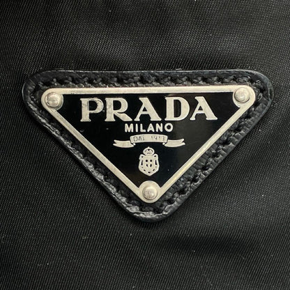 Prada 2-way Bag Business Bag Triangle Logo Plate Nylon Black